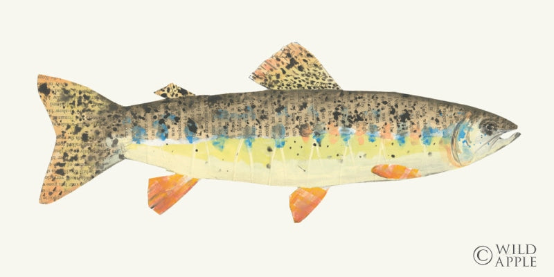 Reproduction of Angling in the Stream III by Courtney Prahl - Wall Decor Art