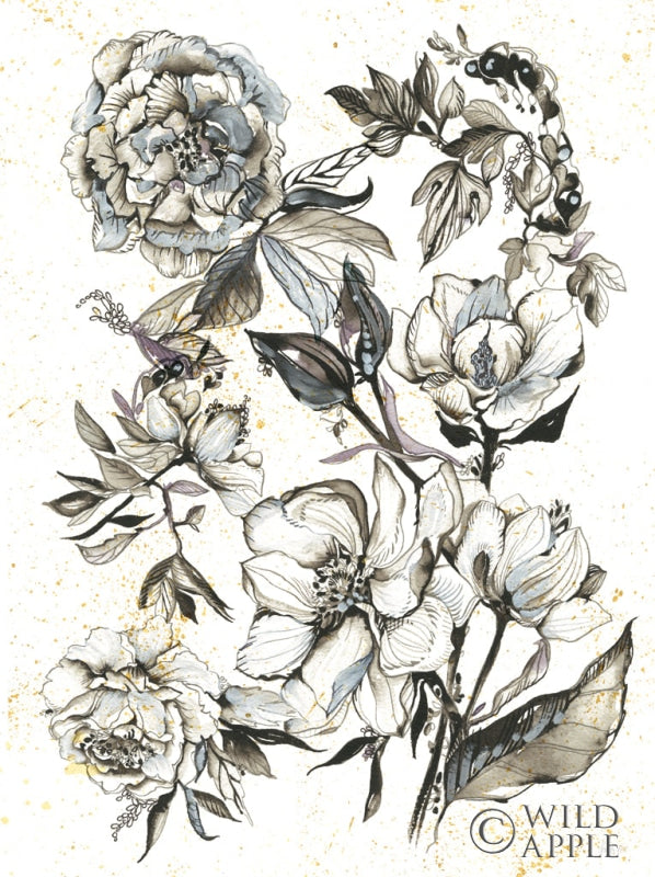 Reproduction of Elegance I by Kristy Rice - Wall Decor Art