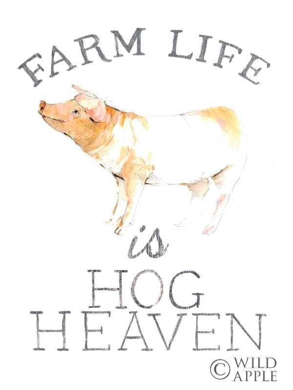 Reproduction of Farm Life by Avery Tillmon - Wall Decor Art