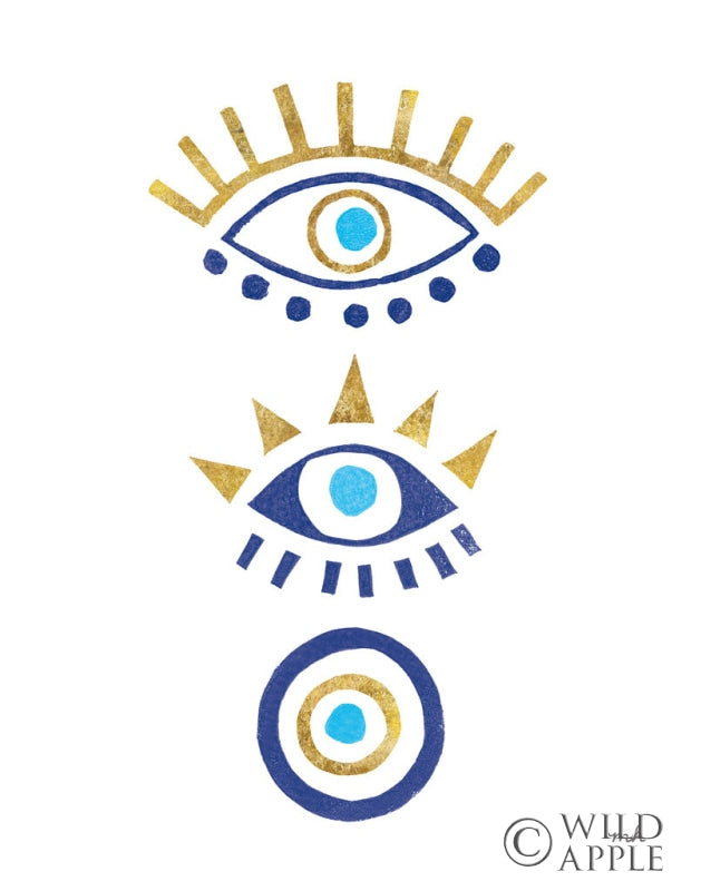 Reproduction of Evil Eye I by Moira Hershey - Wall Decor Art