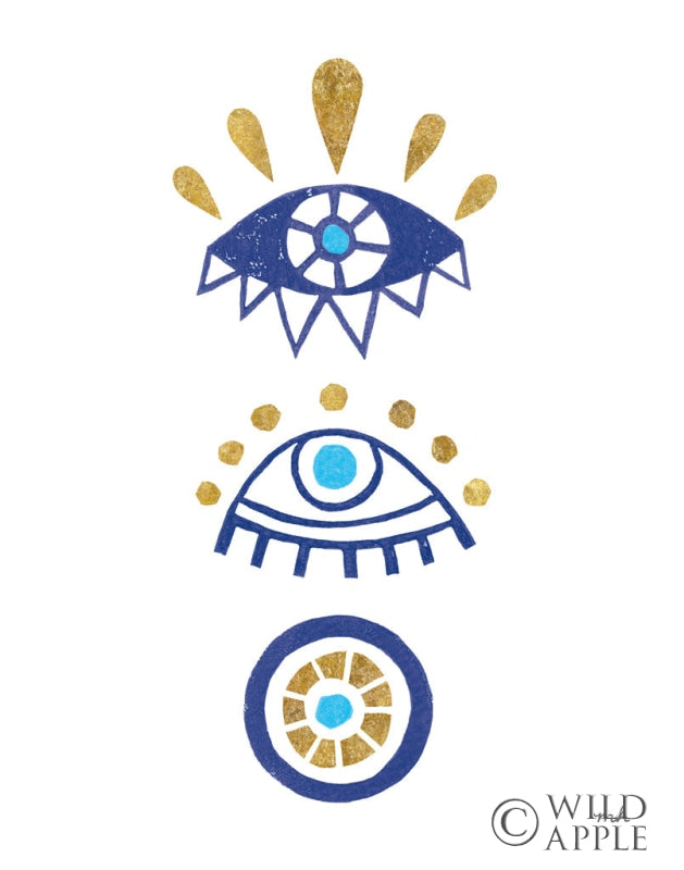 Reproduction of Evil Eye II by Moira Hershey - Wall Decor Art