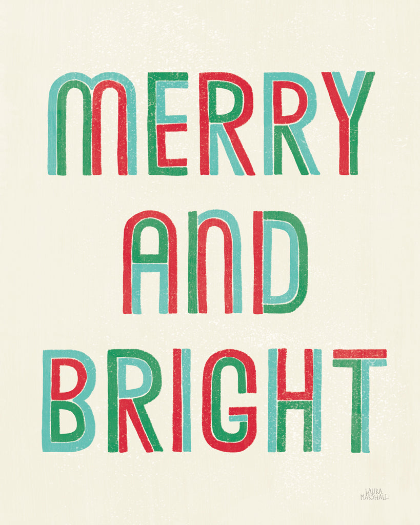 Reproduction of Christmas Sentiments I by Laura Marshall - Wall Decor Art