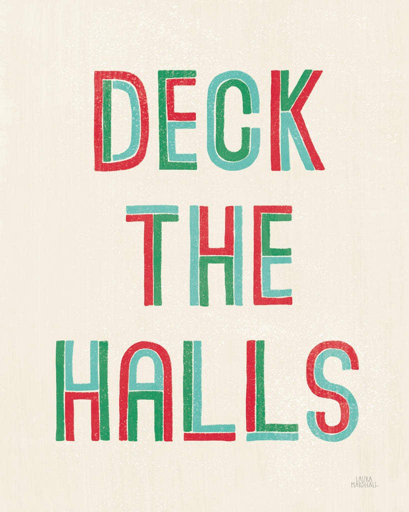 Reproduction of Christmas Sentiments II by Laura Marshall - Wall Decor Art