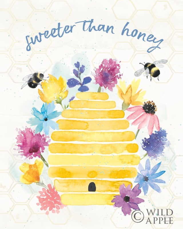 Reproduction of Bee Harmony V by Dina June - Wall Decor Art