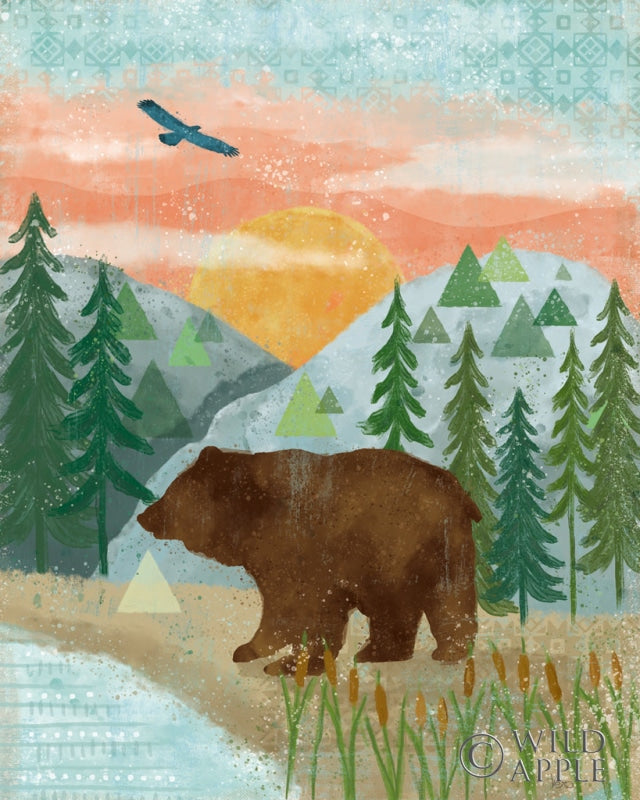 Reproduction of Woodland Forest III by Veronique Charron - Wall Decor Art