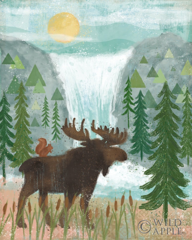 Reproduction of Woodland Forest IV by Veronique Charron - Wall Decor Art