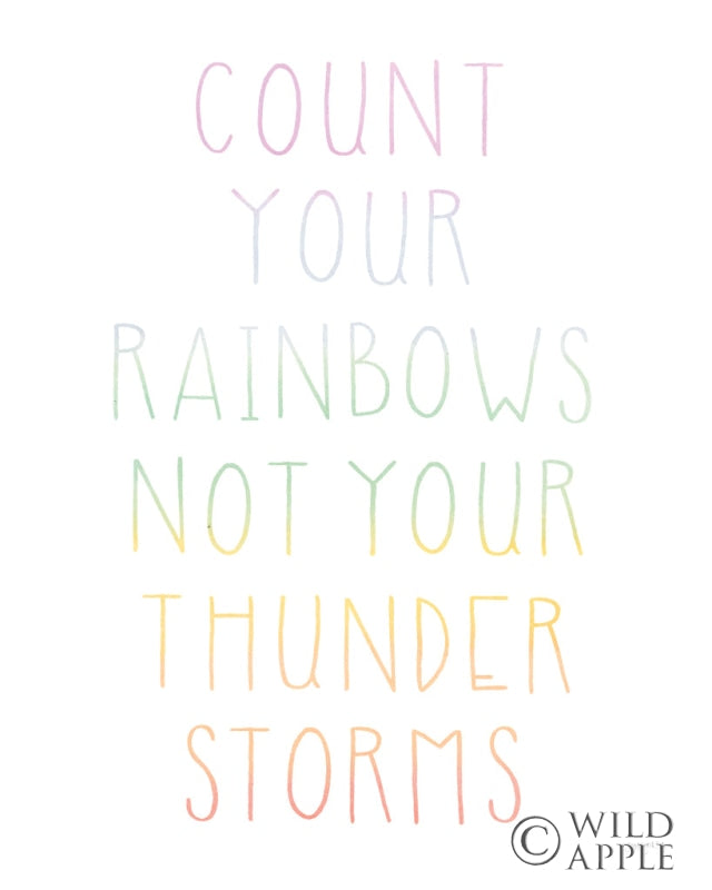 Reproduction of Lets Chase Rainbows VII by Jenaya Jackson - Wall Decor Art