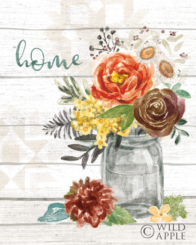 Reproduction of Flower Fest V by Mary Urban - Wall Decor Art