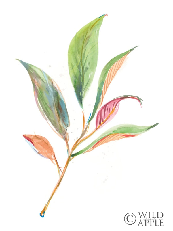 Reproduction of Washy Leaves II by Sue Schlabach - Wall Decor Art