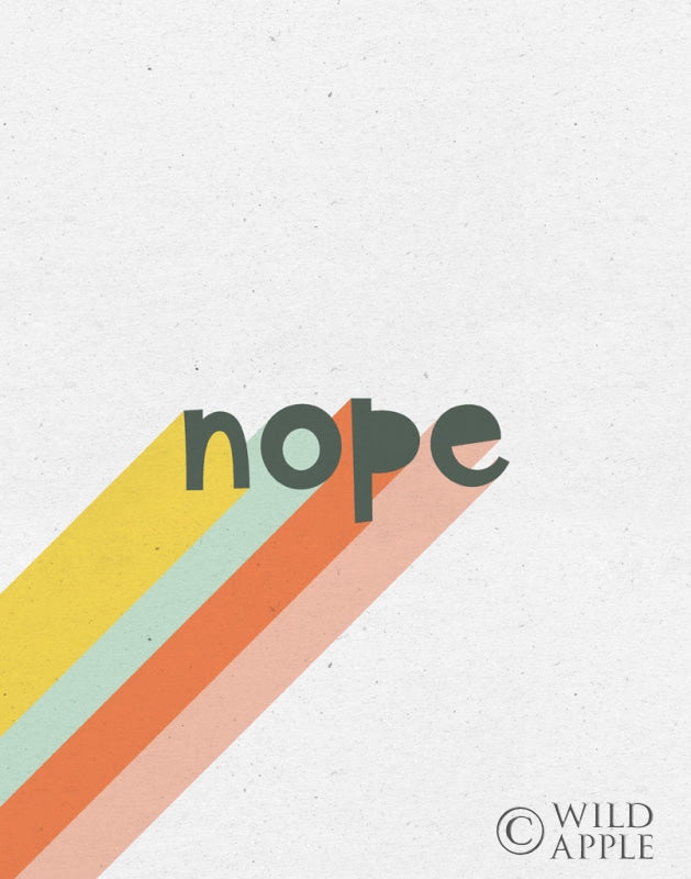 Reproduction of Rainbow Words III by Moira Hershey - Wall Decor Art