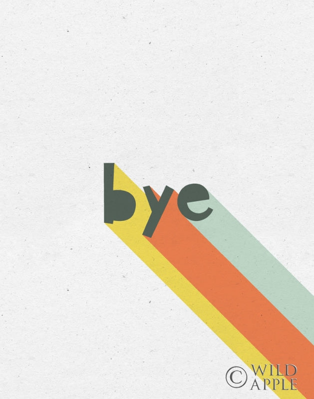 Reproduction of Rainbow Words IV by Moira Hershey - Wall Decor Art