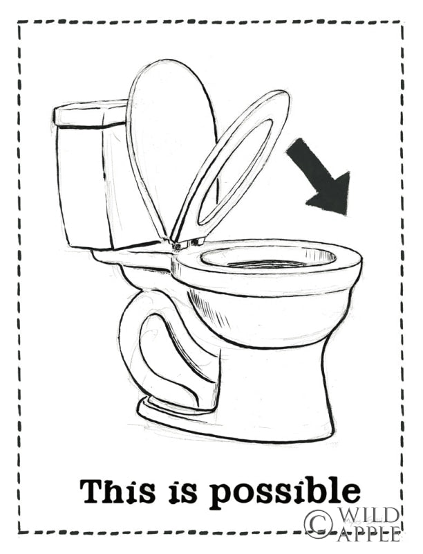 Reproduction of Home Improvement VI Black Icon by Myles Sullivan - Wall Decor Art