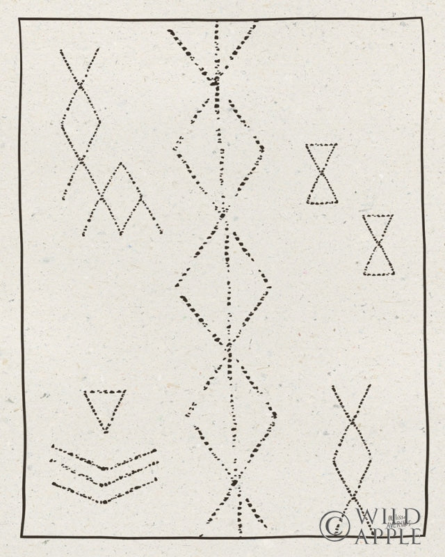 Reproduction of Nordic Geo IV by Melissa Averinos - Wall Decor Art