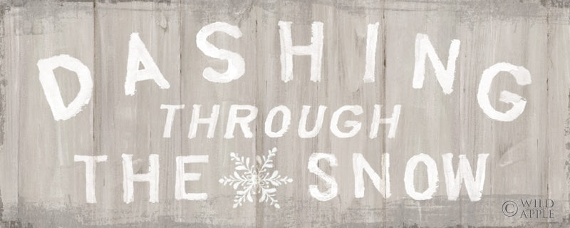 Reproduction of Woodland Holidays Sign I Warm Gray by Danhui Nai - Wall Decor Art