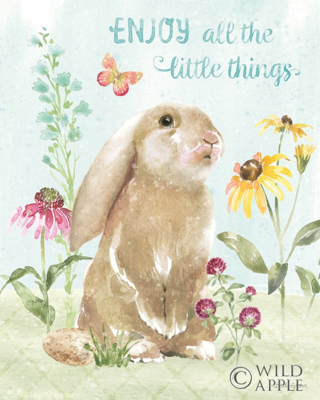 Reproduction of Sweet Bunnies II by Beth Grove - Wall Decor Art