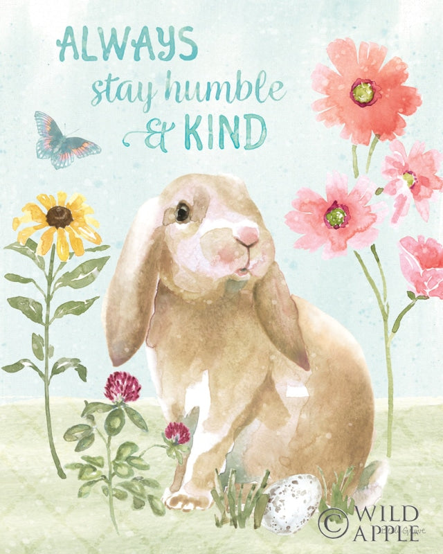 Reproduction of Sweet Bunnies III by Beth Grove - Wall Decor Art