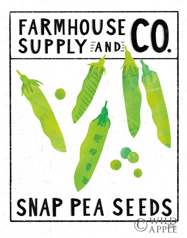 Reproduction of Kitchen Garden Seed Packet II by Melissa Averinos - Wall Decor Art