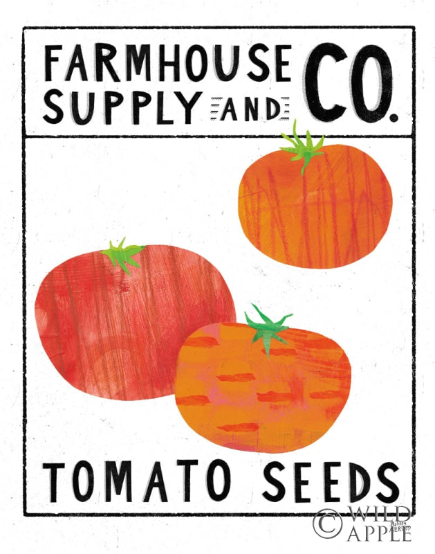 Reproduction of Kitchen Garden Seed Packet III by Melissa Averinos - Wall Decor Art