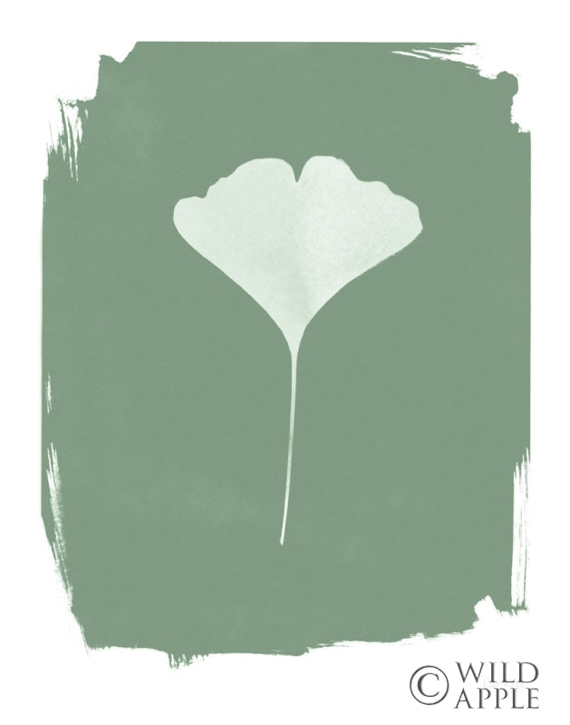 Reproduction of Nature by the Lake Gingko I Green by Piper Rhue - Wall Decor Art