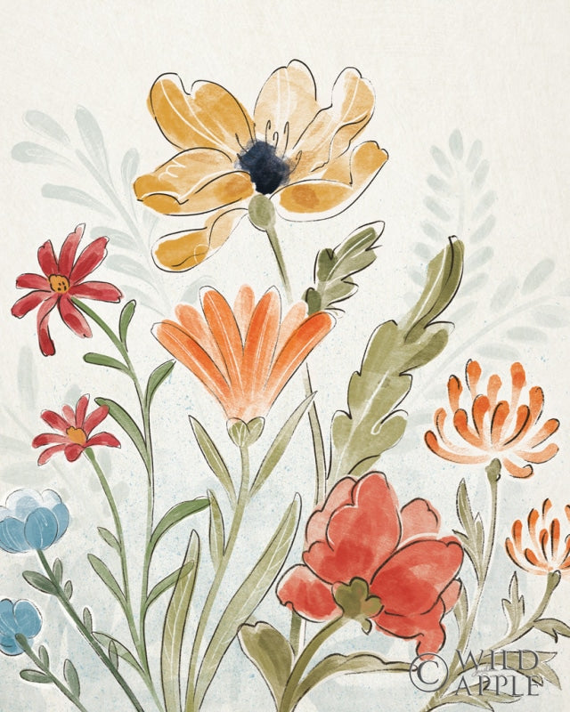 Reproduction of Spiced Petals III No Butterfly Crop by Janelle Penner - Wall Decor Art