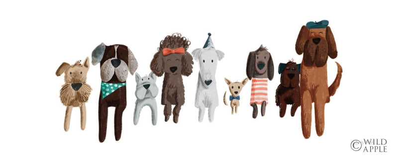 Reproduction of Picnic Pets Dogs III by Becky Thorns - Wall Decor Art