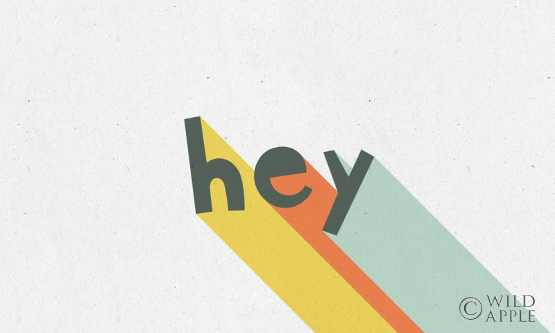 Reproduction of Rainbow Words VIII by Moira Hershey - Wall Decor Art