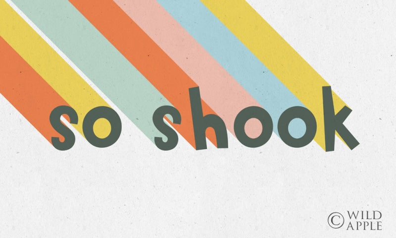 Reproduction of Rainbow Words IX by Moira Hershey - Wall Decor Art