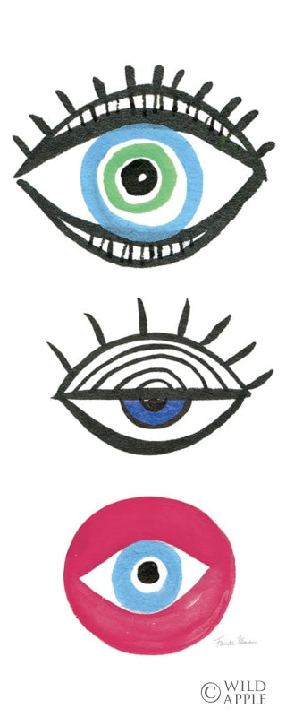 Reproduction of The Stare II Pink Crop by Farida Zaman - Wall Decor Art