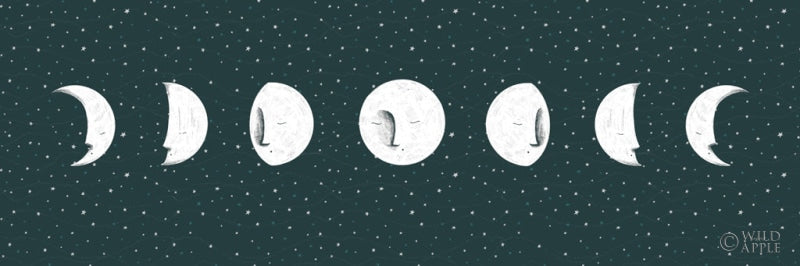 Reproduction of Sweet Dreams Moon Cycle by Becky Thorns - Wall Decor Art