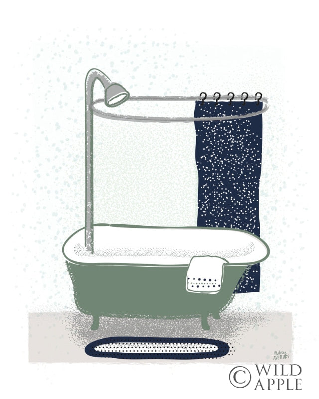 Reproduction of Bold Bath I BG by Melissa Averinos - Wall Decor Art