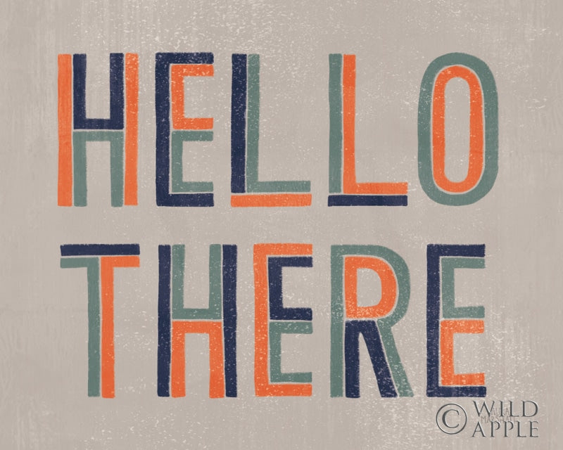 Reproduction of Retro Words III Gray Crop by Laura Marshall - Wall Decor Art