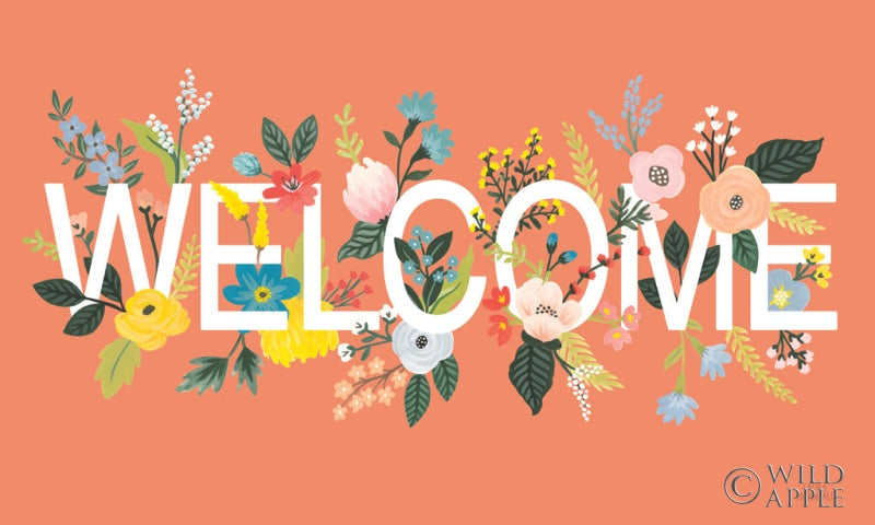 Reproduction of Wild Garden I Welcome by Laura Marshall - Wall Decor Art