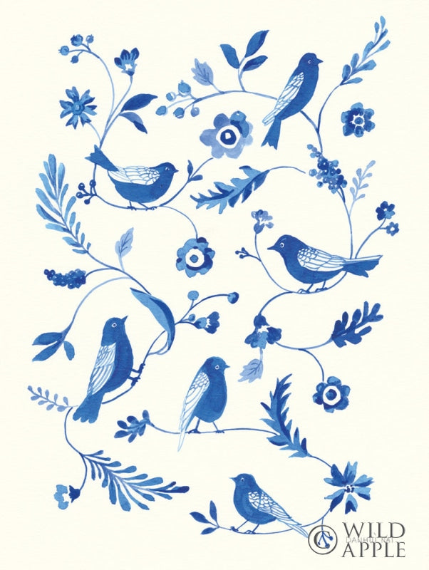 Reproduction of Songbird Celebration by Danhui Nai - Wall Decor Art