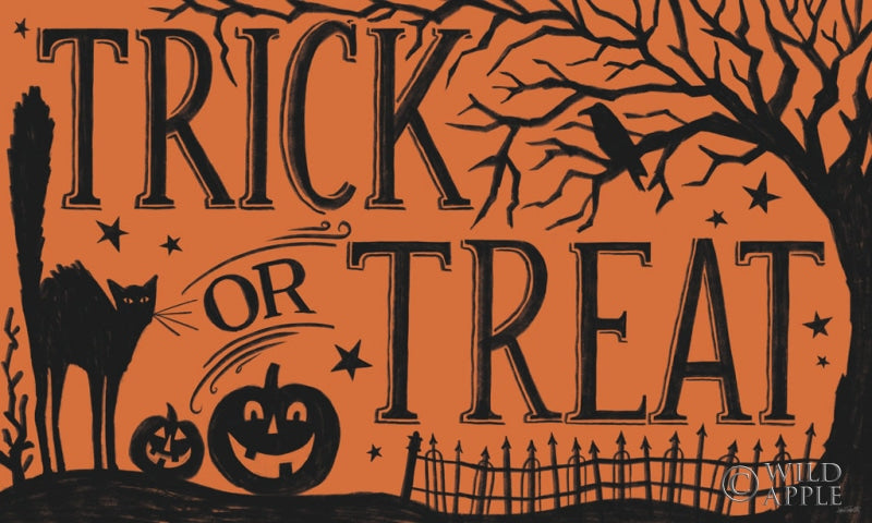 Reproduction of Halloween Night I by Anne Tavoletti - Wall Decor Art