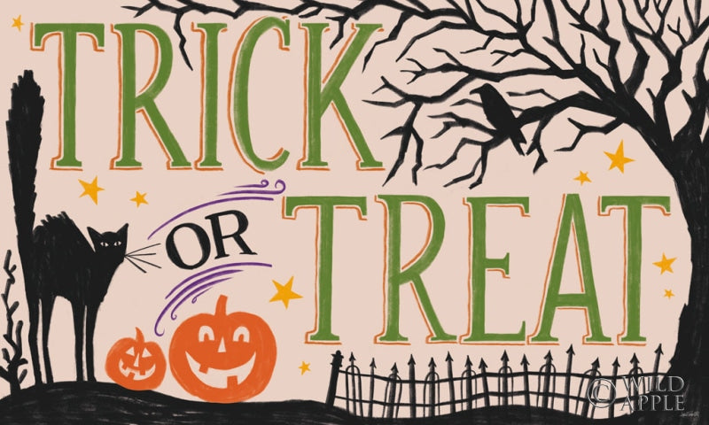 Reproduction of Halloween Night I Color by Anne Tavoletti - Wall Decor Art