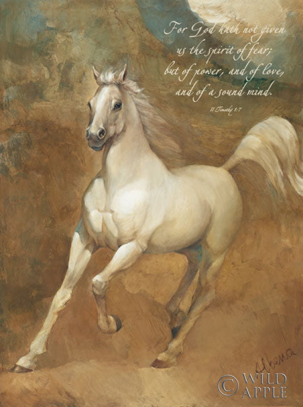 Reproduction of White Knight Verse by Albena Hristova - Wall Decor Art