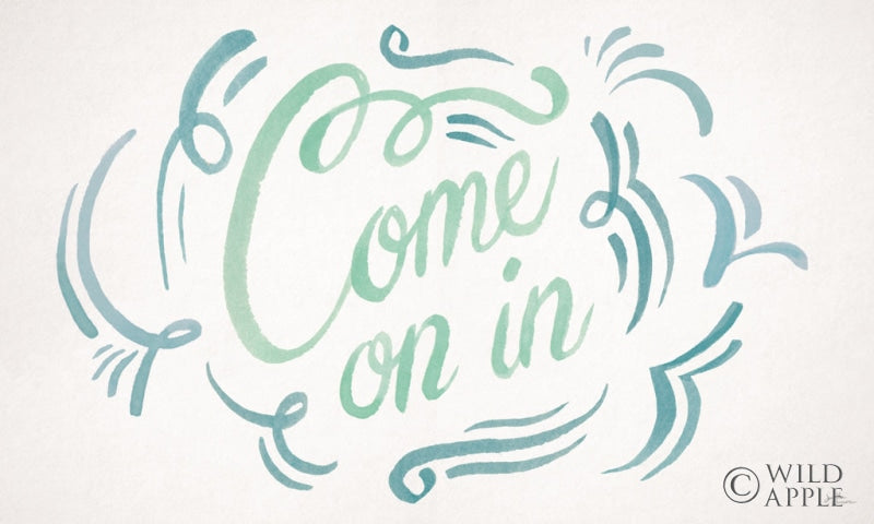 Reproduction of Come On In II by Janelle Penner - Wall Decor Art