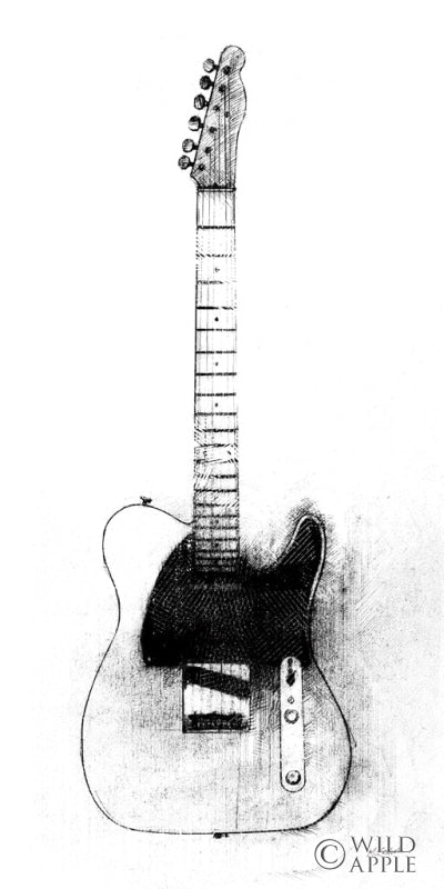 Reproduction of Garage Band I by Mike Schick - Wall Decor Art