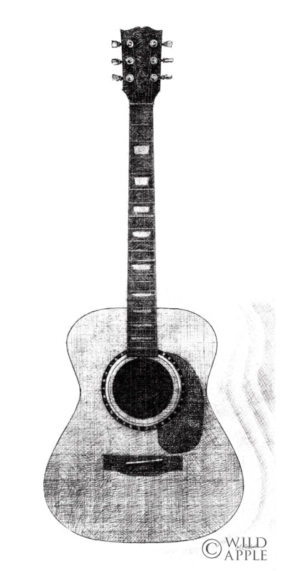 Reproduction of Garage Band II by Mike Schick - Wall Decor Art