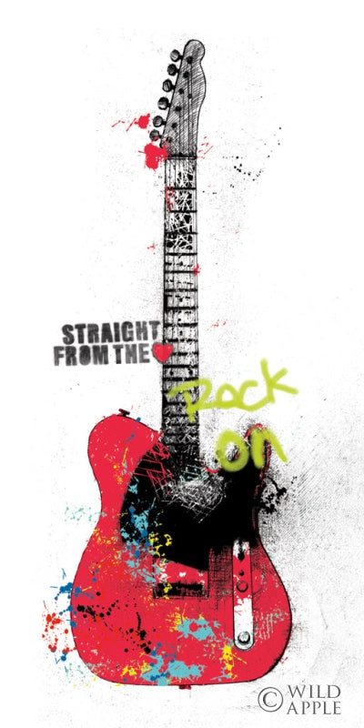 Reproduction of Garage Band I Graffiti by Mike Schick - Wall Decor Art