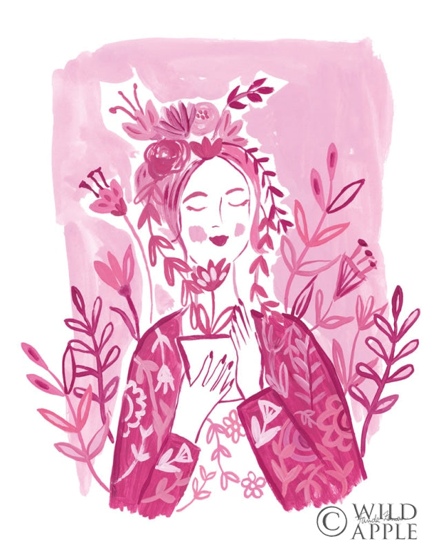 Reproduction of Plant Lady by Farida Zaman - Wall Decor Art