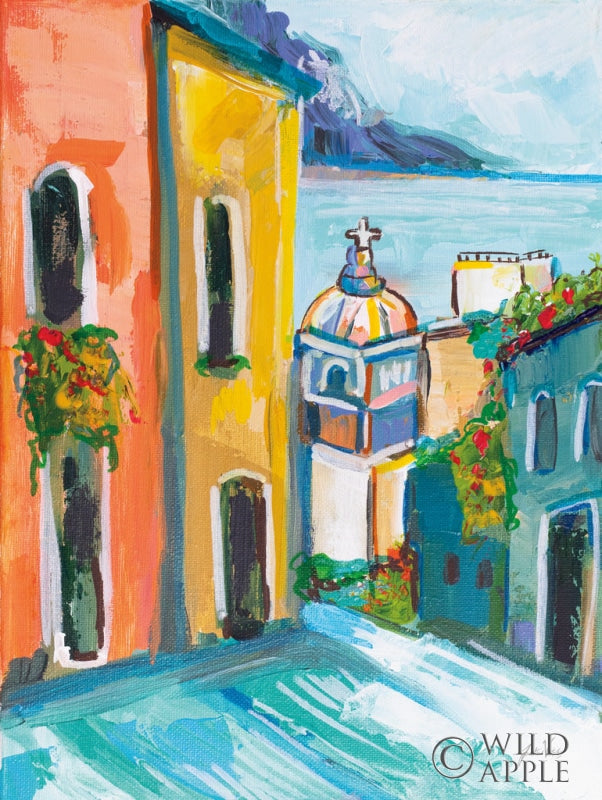 Reproduction of Positano III by Jeanette Vertentes - Wall Decor Art