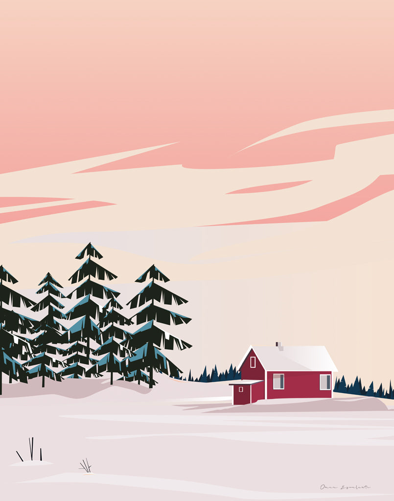 Reproduction of Finland II No Words by Omar Escalante - Wall Decor Art