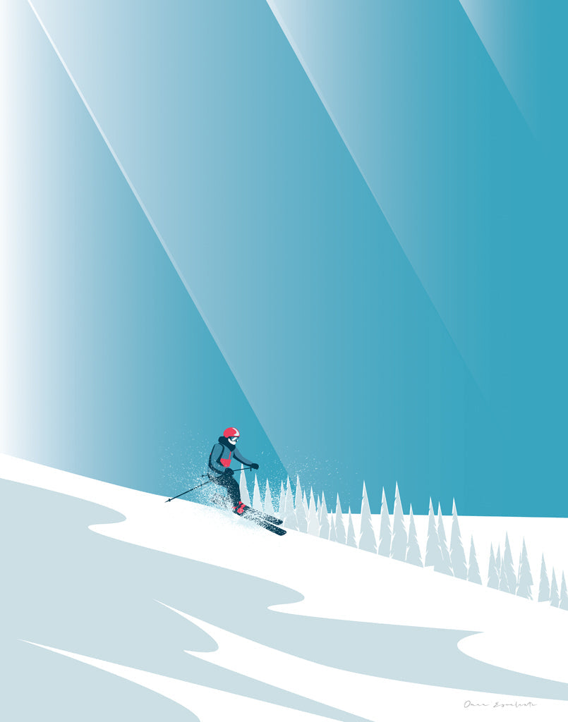 Reproduction of Lapland No Words by Omar Escalante - Wall Decor Art