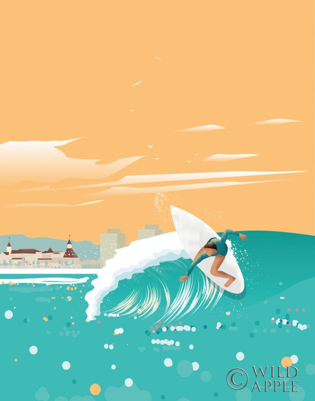 Reproduction of San Diego No Words by Omar Escalante - Wall Decor Art