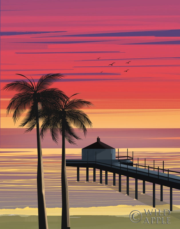 Reproduction of California No Words by Omar Escalante - Wall Decor Art