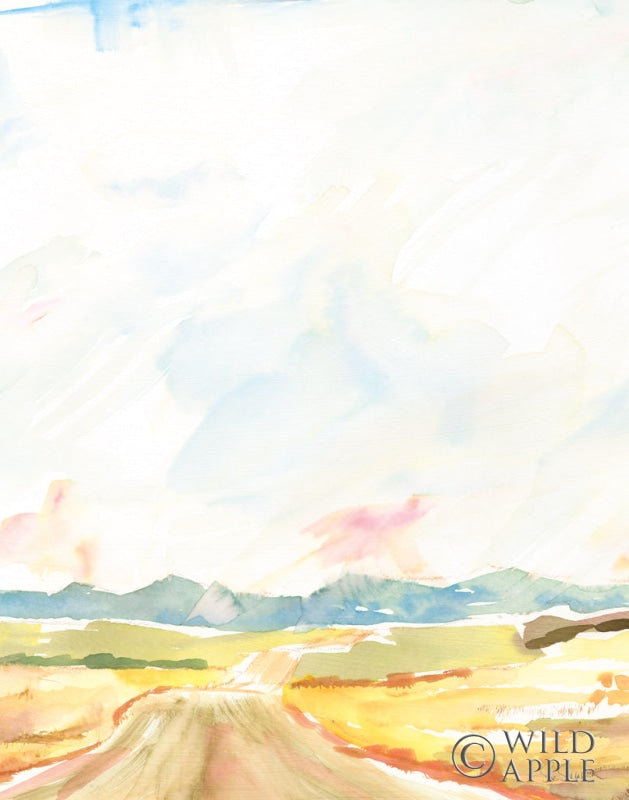 Reproduction of Road to Bountiful Vertical Crop by Sue Schlabach - Wall Decor Art