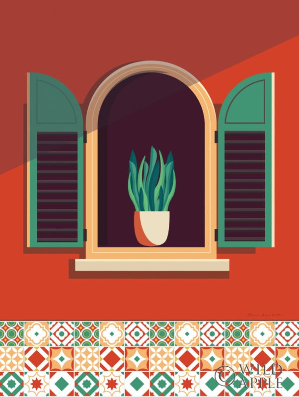 Reproduction of Window Lisboa by Omar Escalante - Wall Decor Art