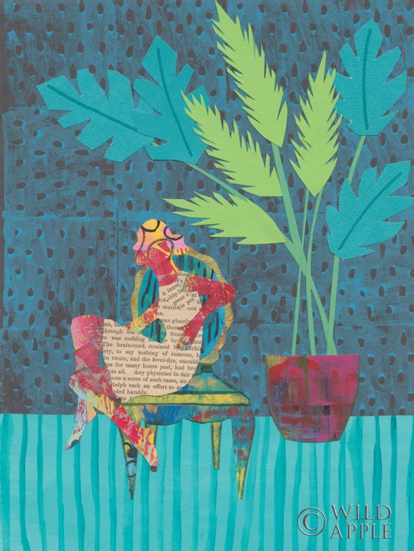 Reproduction of Home Oasis by Courtney Prahl - Wall Decor Art