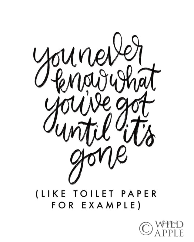 Reproduction of You Never Know by Becky Thorns - Wall Decor Art